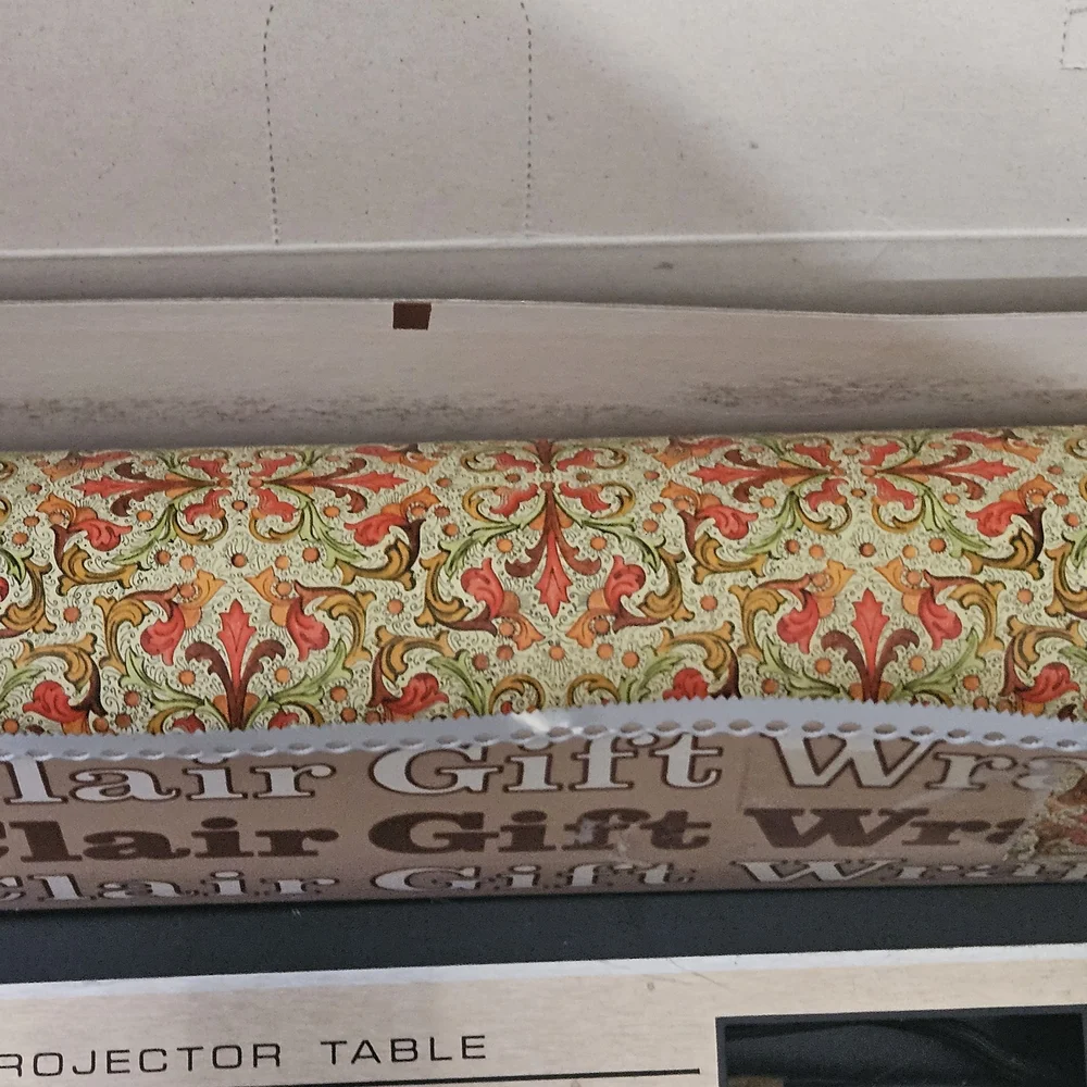 Vintage St. Clair Gift Wrap featuring a Traditional Florentine Renaissance Motif